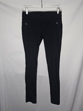 Juniors Sensational Collection Black Low Rise Skinny Dress Pants Work Career S